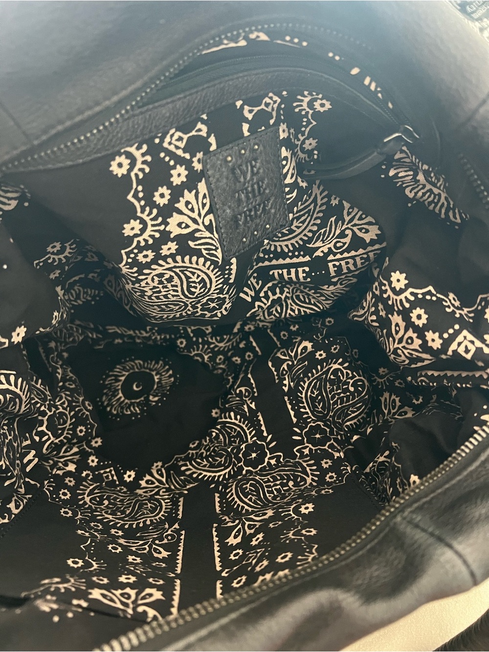 Free People Emerson Bag Black (no metal hangtag/no crossbody strap) RT $248 - Picture 4 of 11
